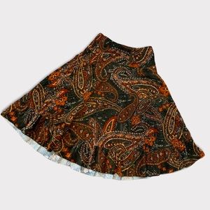 70s Casual Corner Midi Skirt